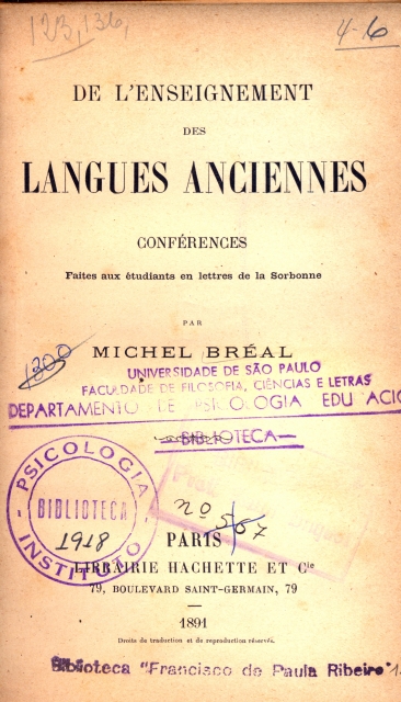 De L'Enseignement des langues anciennes